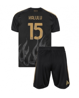 Juventus Pierre Kalulu #15 Maglia Gara Terza Repliche 2026-27 Bambino Maniche Corte